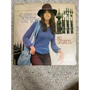 Carly Simon No‎ Secrets Vinyl LP 1972 Elektra K42127 You're So Vain Folk Rock